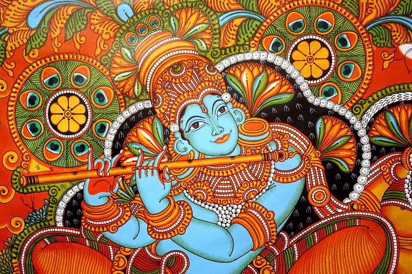 10 Artis Mural Kerala Terkenal dan Lukisan mereka, karya seni kerala Wallpaper HD