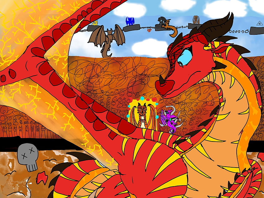 Peril in the Arena, wings of fire peril HD wallpaper