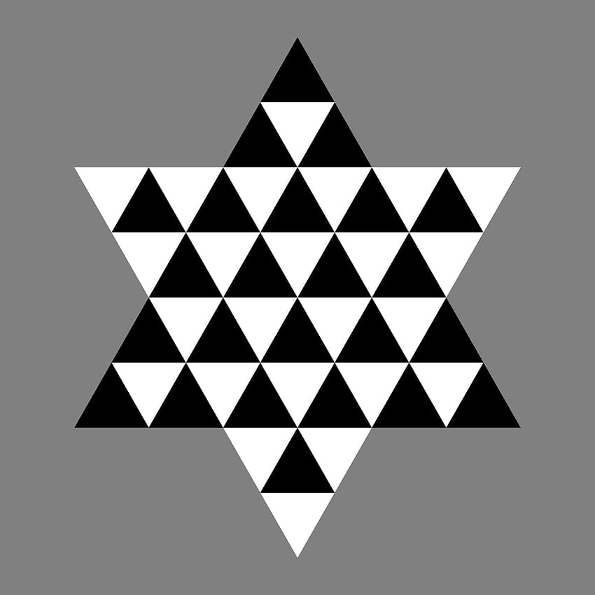 Hexagrama abstracto 2400×2400 fondo de pantalla del teléfono