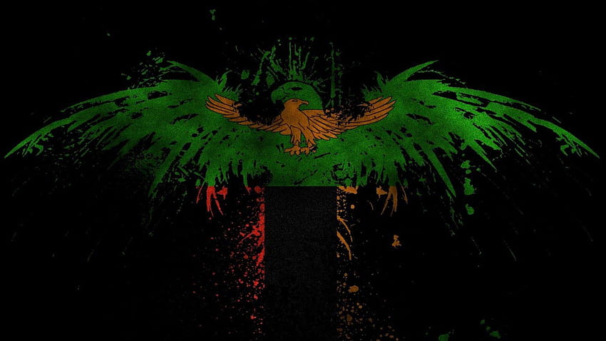 Zambia Flag HD wallpaper