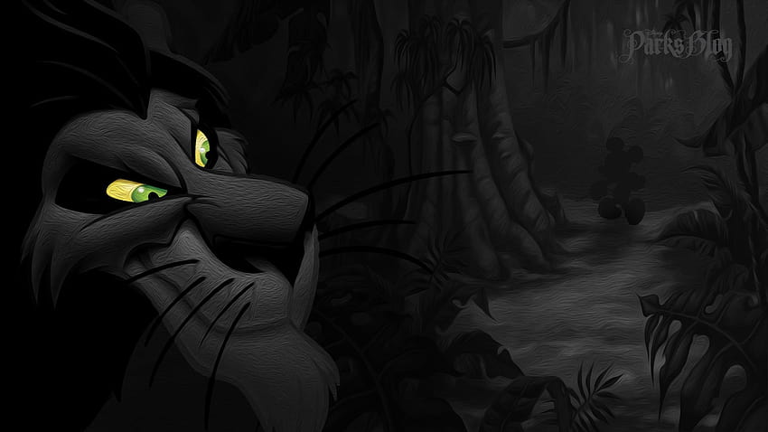 Disney Villains – Narbe aus „Der König der Löwen“ HD-Hintergrundbild