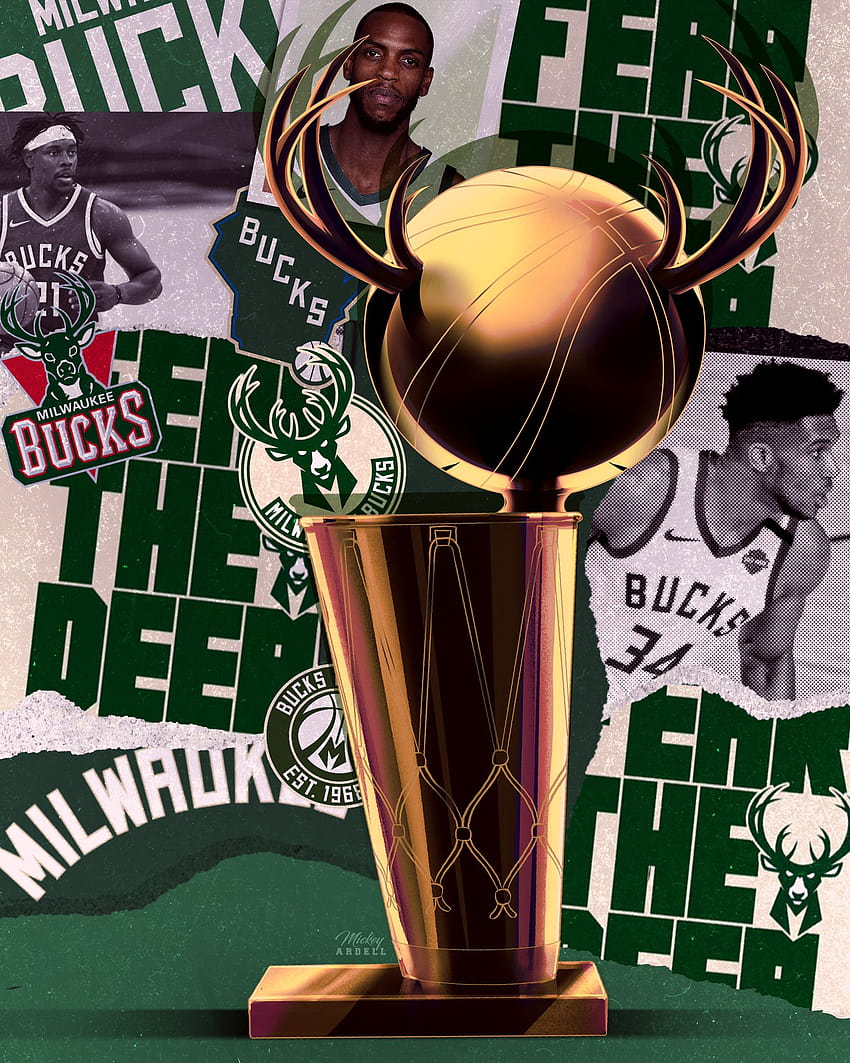 Milwaukee Bucks Champions NBA 2021 Fond d'écran de téléphone HD
