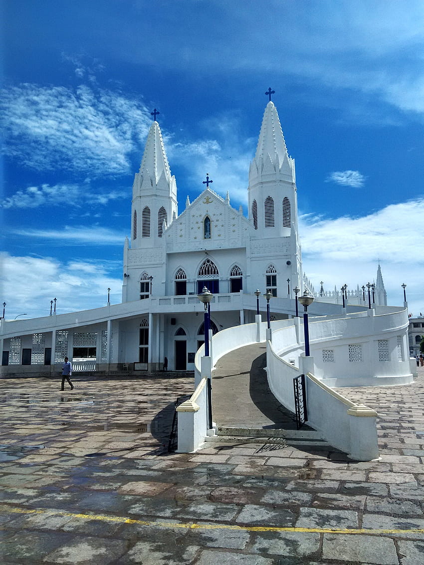 Kościół Velankanni R Tapeta na telefon HD