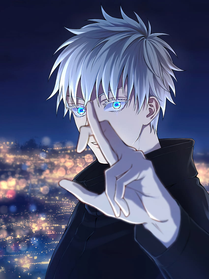 Satoru Gojo Jujutsu Kaisen Anime Wallpaper iPhone Phone 4K #6240e