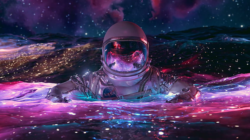 7 Beautiful Space, man in space HD wallpaper