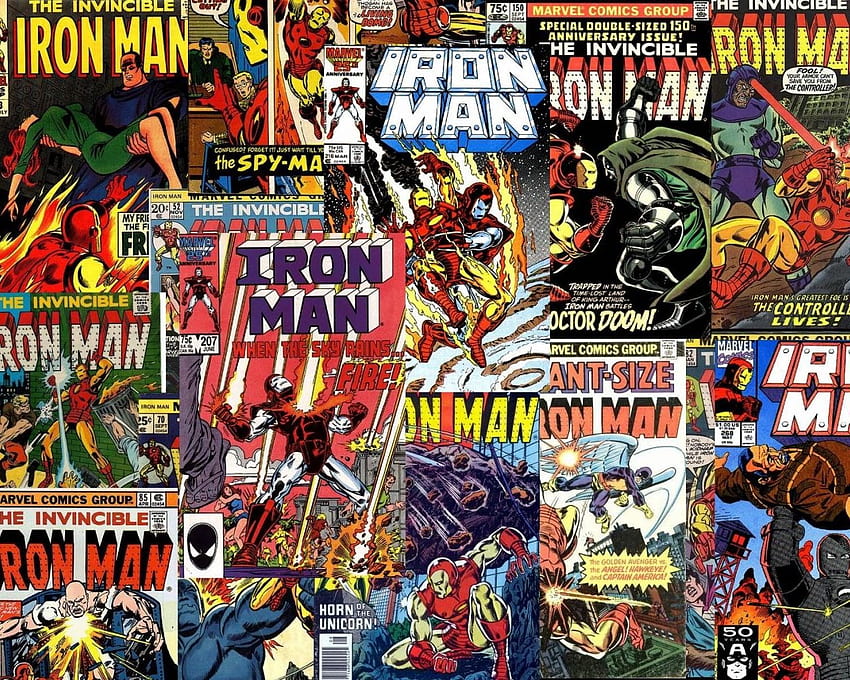 Komiksy Vintage Iron Man 1600x1200 Pełne komiksy Iron Man Tapeta HD