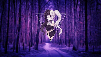 Purple Aesthetic Anime Background Wallpapers  Purple Wallpaper