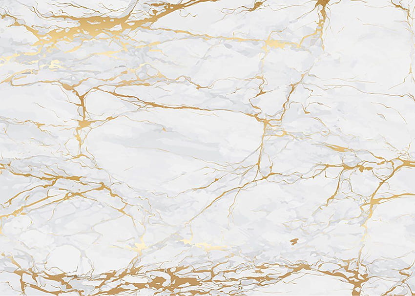 Złoty Marmur, biały ze złotem Tapeta HD