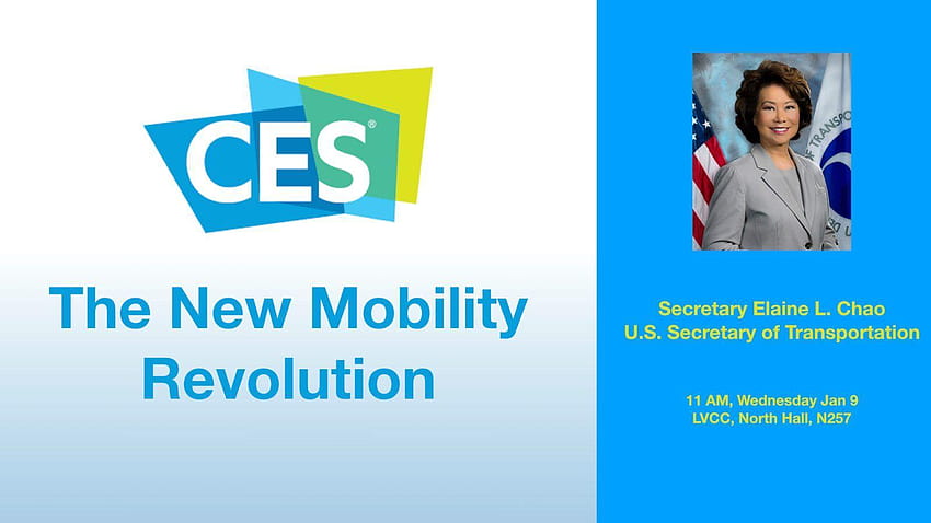 U.S. Sec. Chao to deliver CES 2019 Keynote HD wallpaper