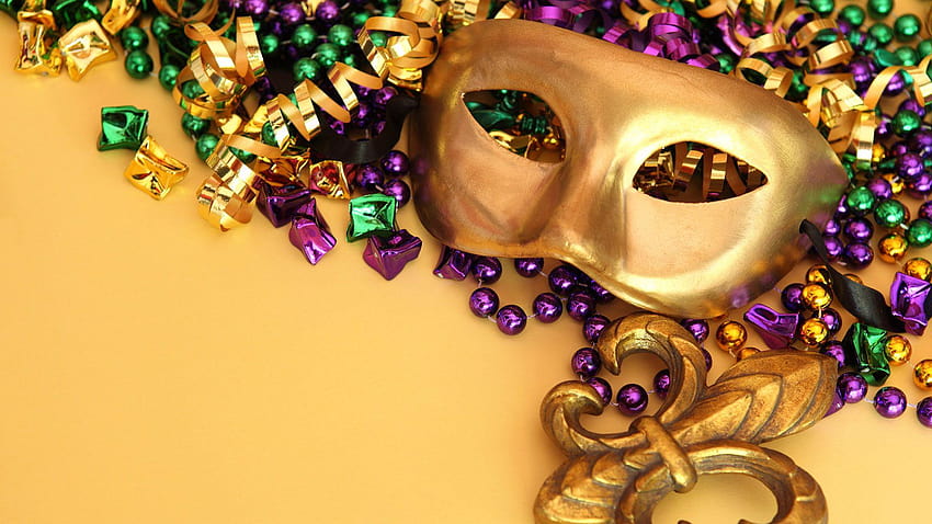 Mardi Gras, new year mask HD wallpaper