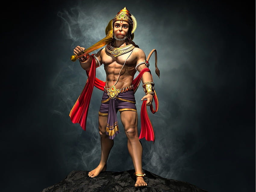 Lord Hanuman: The Warrior God in HD Wallpapers - Braj Vrindavan Yatra