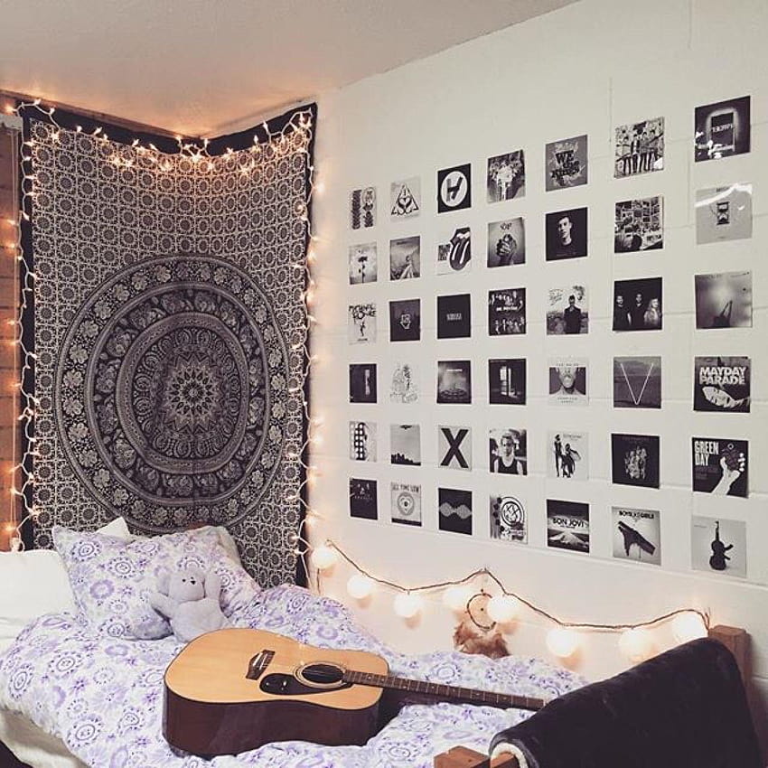 Ideas About Indie Bedroom On Hipster Bedrooms Inspiring Grunge Wall, bohemian tumblr HD phone wallpaper