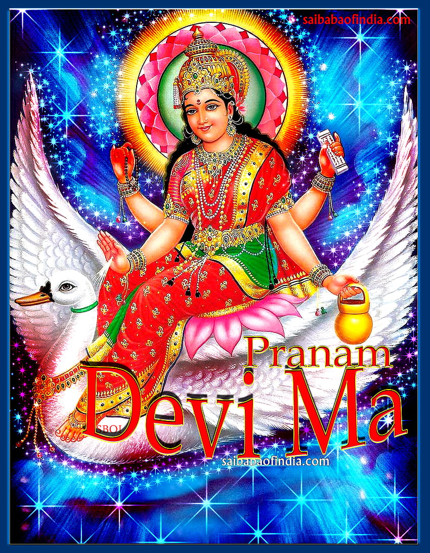 Devi Ma Pranam Jai Mata Di Navratri, brahmani mata HD phone wallpaper