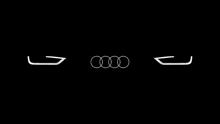 Лого на Audi HD тапет