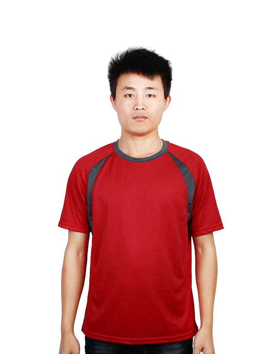 Мъжки тениска с къс ръкав за маратон, бързосъхнеща спортна тениска T HD тапет за телефон