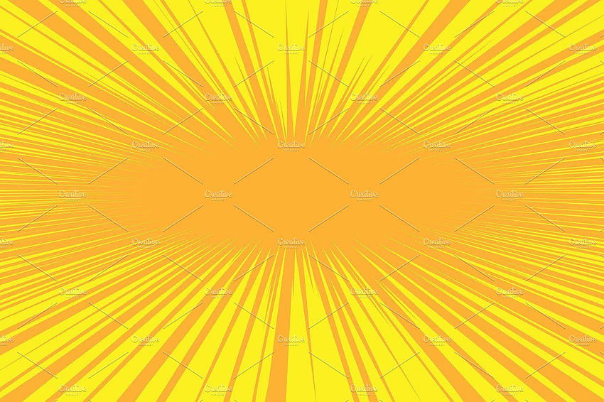 Orange rays pop art comic backgrounds ~ Textures ~ Creative Market, comics background HD wallpaper
