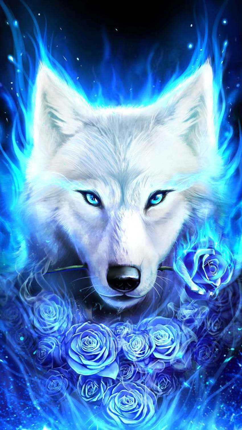 Lobo azul de Taffy7687 fondo de pantalla del teléfono | Pxfuel