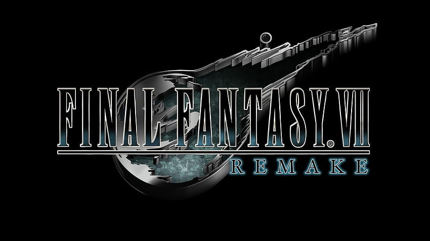 Nouvelle vidéo 'Final Fantasy VII Remake' et mettant en vedette le protagoniste Cloud Strife, logo final fantasy Fond d'écran HD