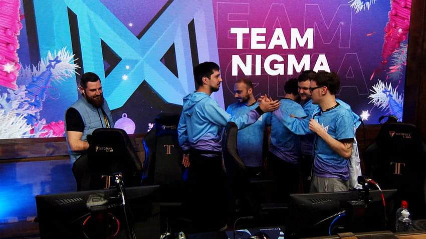 Nigma обратно почистване Team Secret, за да спечелите WePlay! Влекане на въже: Mad Moon, team nigma HD тапет