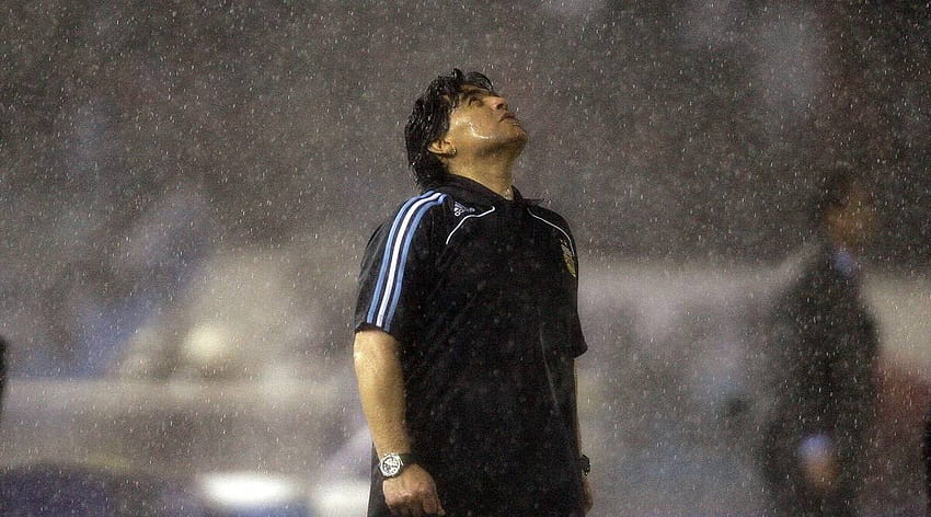 Diego Maradona and his hand with God HD wallpaper