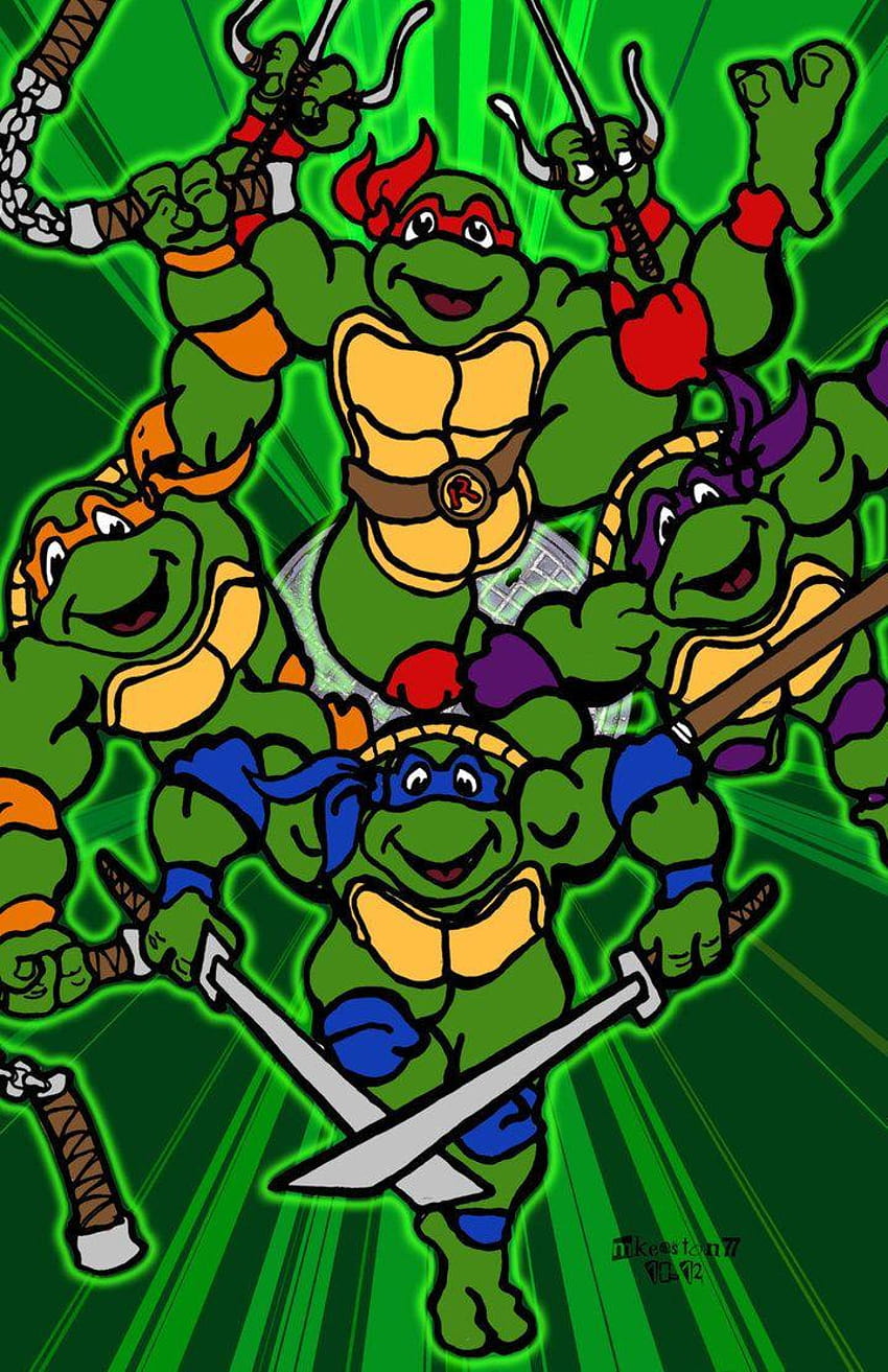 Classic Teenage Mutant Ninja Turtles by mkeaston77, teenage mutant ninja turtles backgrounds on deviantart HD phone wallpaper