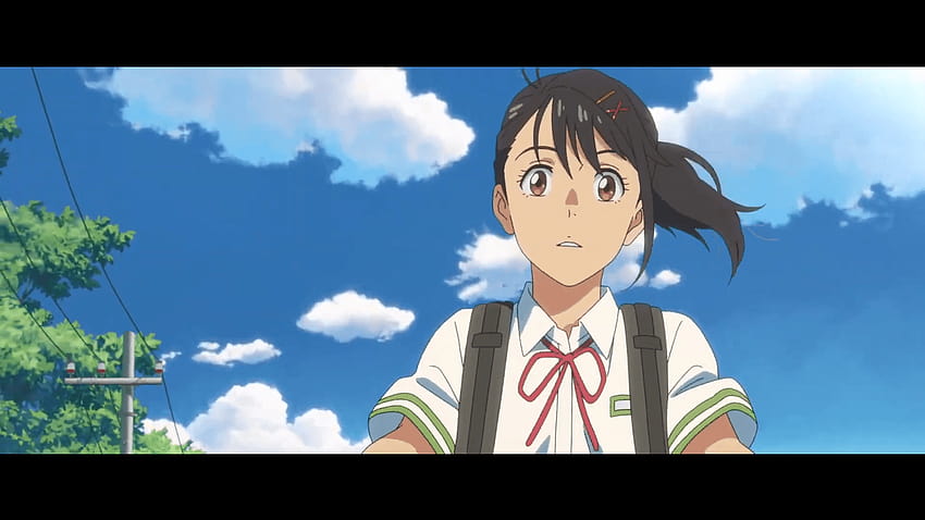 Le film Suzume no Tojimari de Makoto Shinkai sort sa première bande-annonce Fond d'écran HD