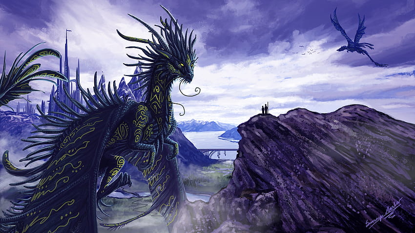 Dragon Fantasy Creatures Güzel Efsanevi Yaratıklar, efsanevi ejderha HD duvar kağıdı