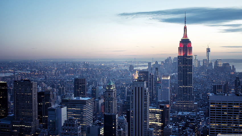 New York City Winter sunset ❤ for Ultra HD wallpaper