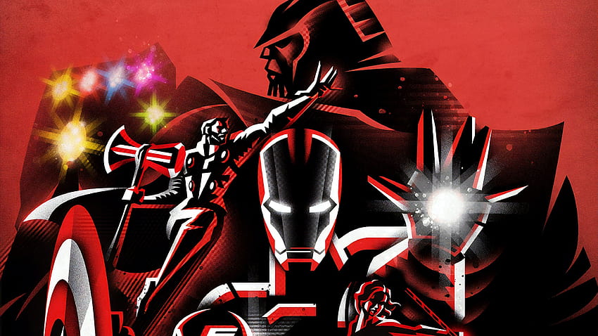 Avengers: Endgame Minimalist, avengers minimal pc HD wallpaper | Pxfuel