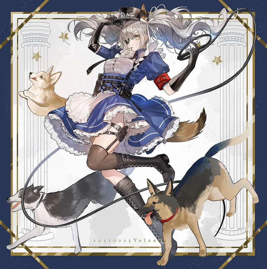 : Anime-Mädchen, Dienstmädchen-Outfit, Yolanda, Hundemädchen 1765x1782, Anime-Hundemädchen HD-Handy-Hintergrundbild