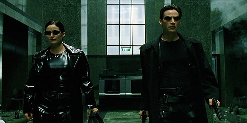 Matrix 4“ mit dem Titel „Auferstehungen“; Keanu Reeves kehrt in neuem Filmmaterial zurück, den Matrix-Auferstehungen HD-Hintergrundbild