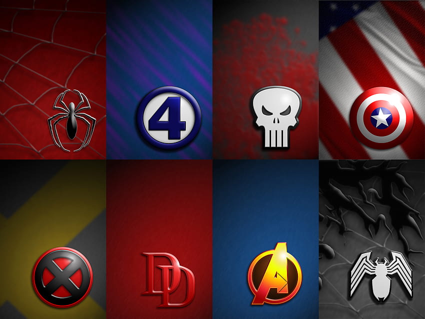 Marvel Logos Pack by BadlyDrawnDuck, avengers sign HD wallpaper | Pxfuel