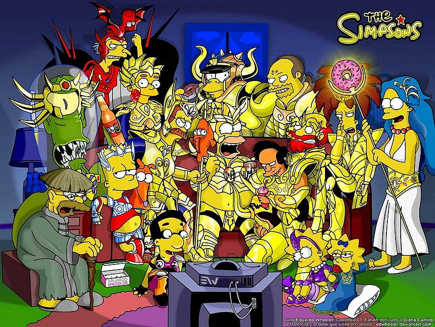 Música tema dos Simpsons papel de parede HD