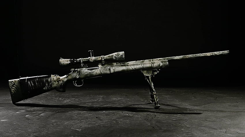 Снайперска пушка на двунога, пушка HD тапет