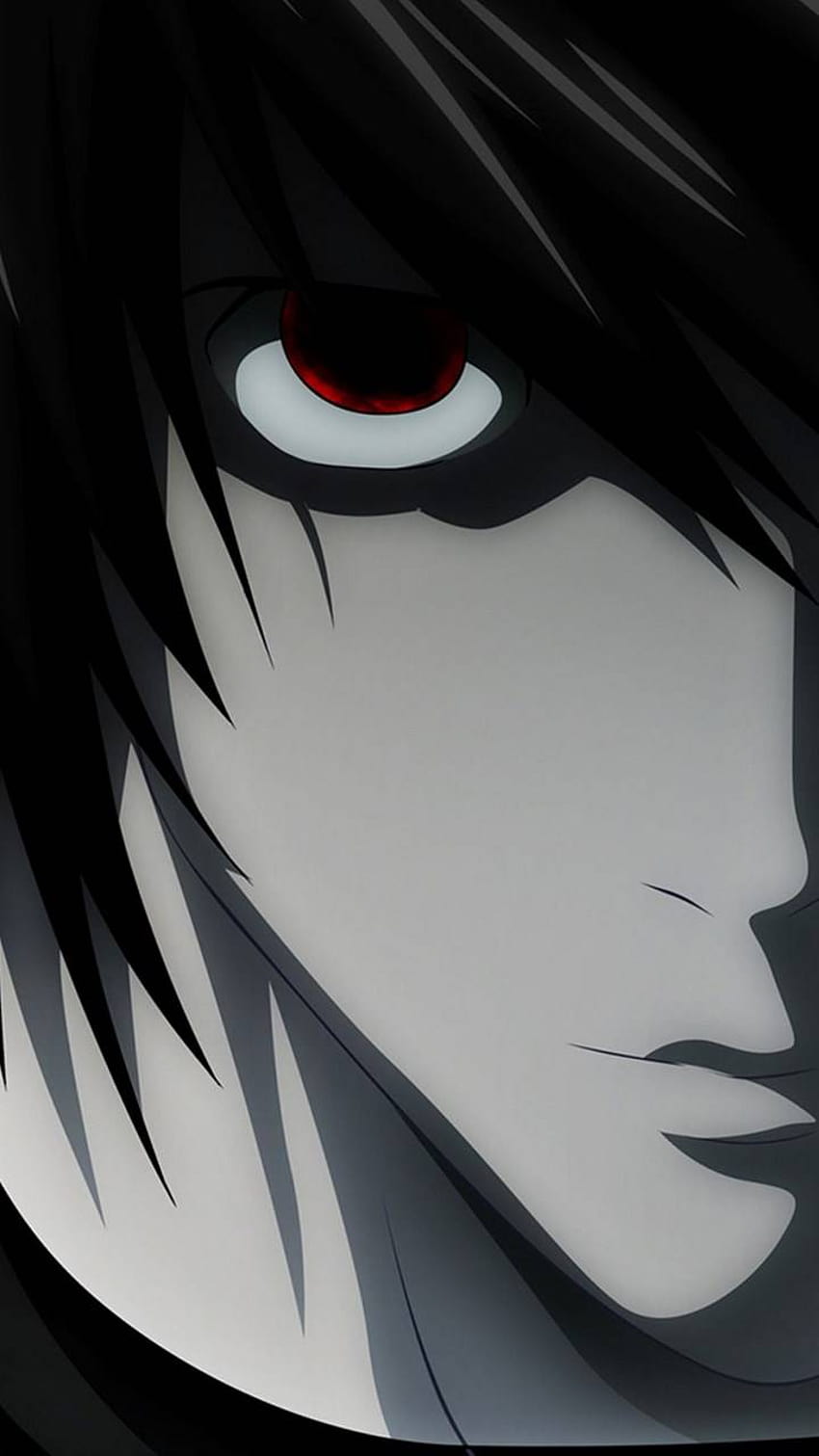 L death note by ThiagoJappz, android death note HD phone wallpaper