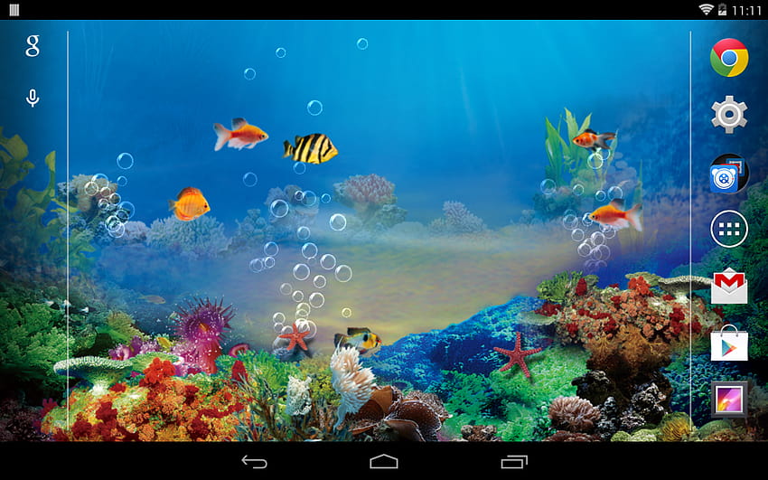 Aquarium Live-Screenshot [1280x800] für 3D-Bergerak HD-Hintergrundbild