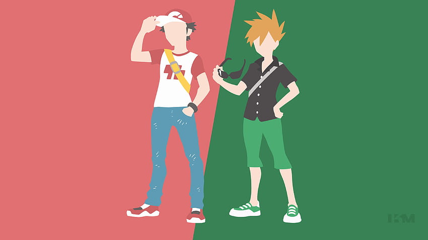 Pokemon Trainer Red, pokemon red and blue HD wallpaper