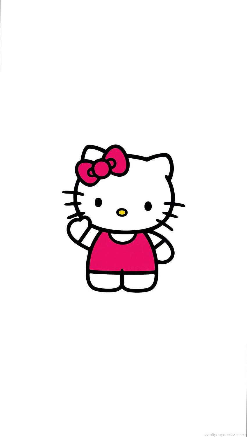 Hello Kitty Sanatı Sevimli Logo Minimal iphone 6 iphone 6 plus full_, hello kitty iphone HD telefon duvar kağıdı