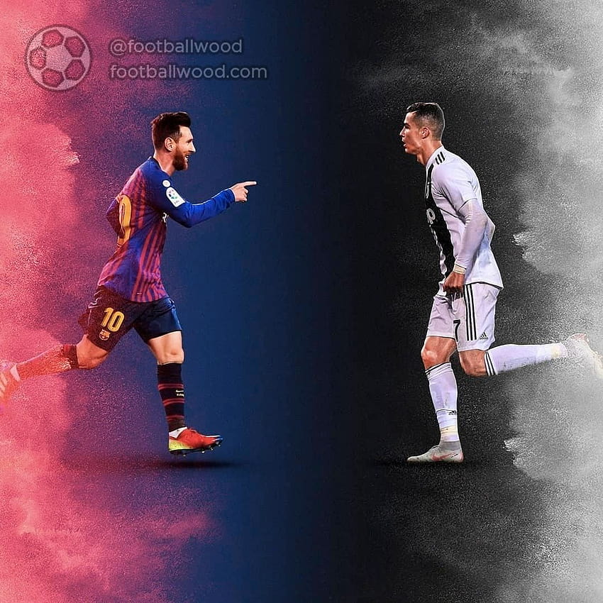 Ronaldo: Mam nadzieję, że w przyszłości Messi i ja będziemy się śmiać z naszej rywalizacji Tapeta na telefon HD
