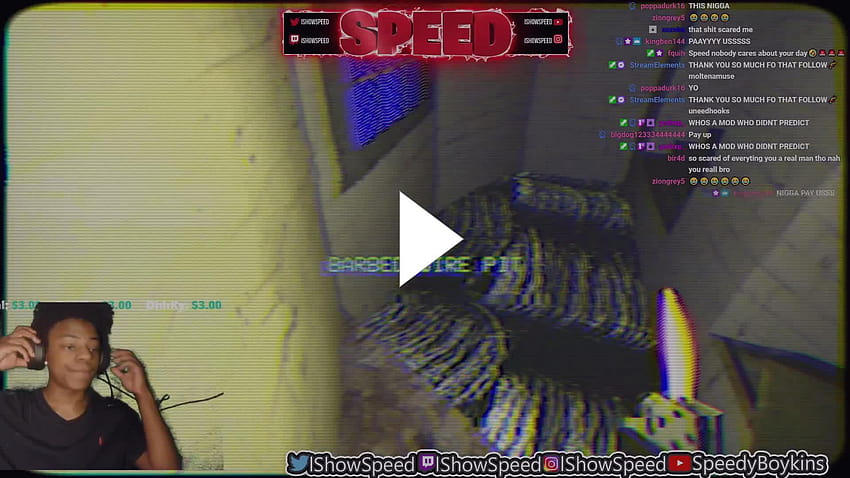 IShowSpeed Freaks out and ends stream after playing Nun Massacre: LivestreamFail HD wallpaper
