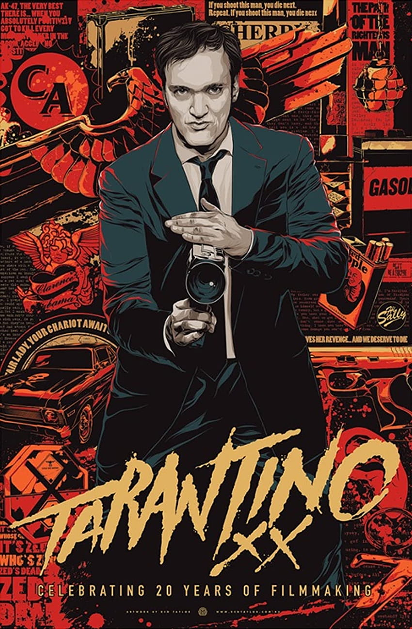 Quentin Tarantino: 20 ปีแห่งการสร้างยนตร์ ยนตร์โดย Quentin Tarantino วอลล์เปเปอร์โทรศัพท์ HD