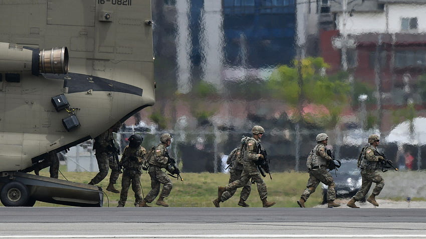 Los soldados estadounidenses se trasladan al nuevo centro del ejército en Corea a medida que el Norte se acumula, uniformes de la fuerza aérea de EE. UU. fondo de pantalla