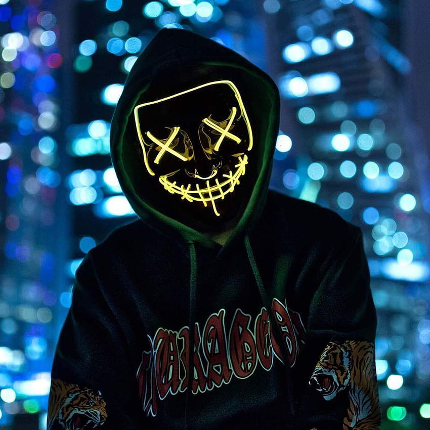 LED Purge Mask, glow mask HD phone wallpaper