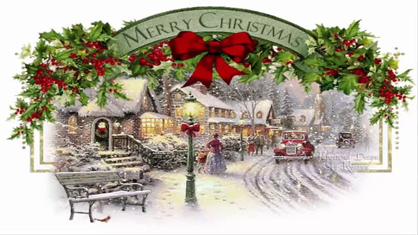 Merry Christmas Old Fashioned, lagu lama Wallpaper HD