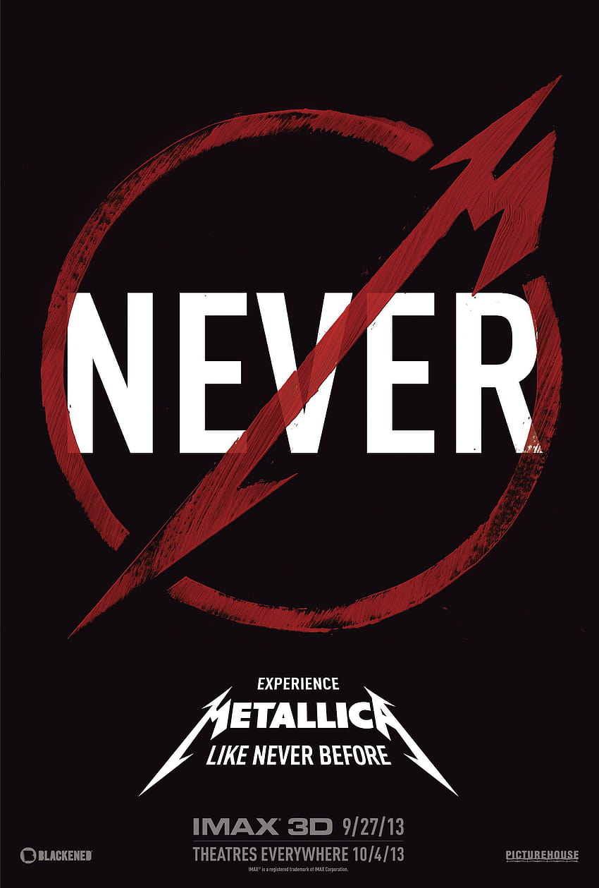 Metallica Melalui Poster Film Never 2013, metallica snake wallpaper ponsel HD