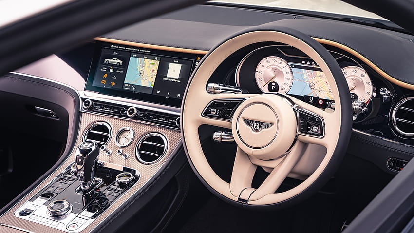 Bentley Continental GT Mulliner 2020 Interior, bentley interior HD wallpaper