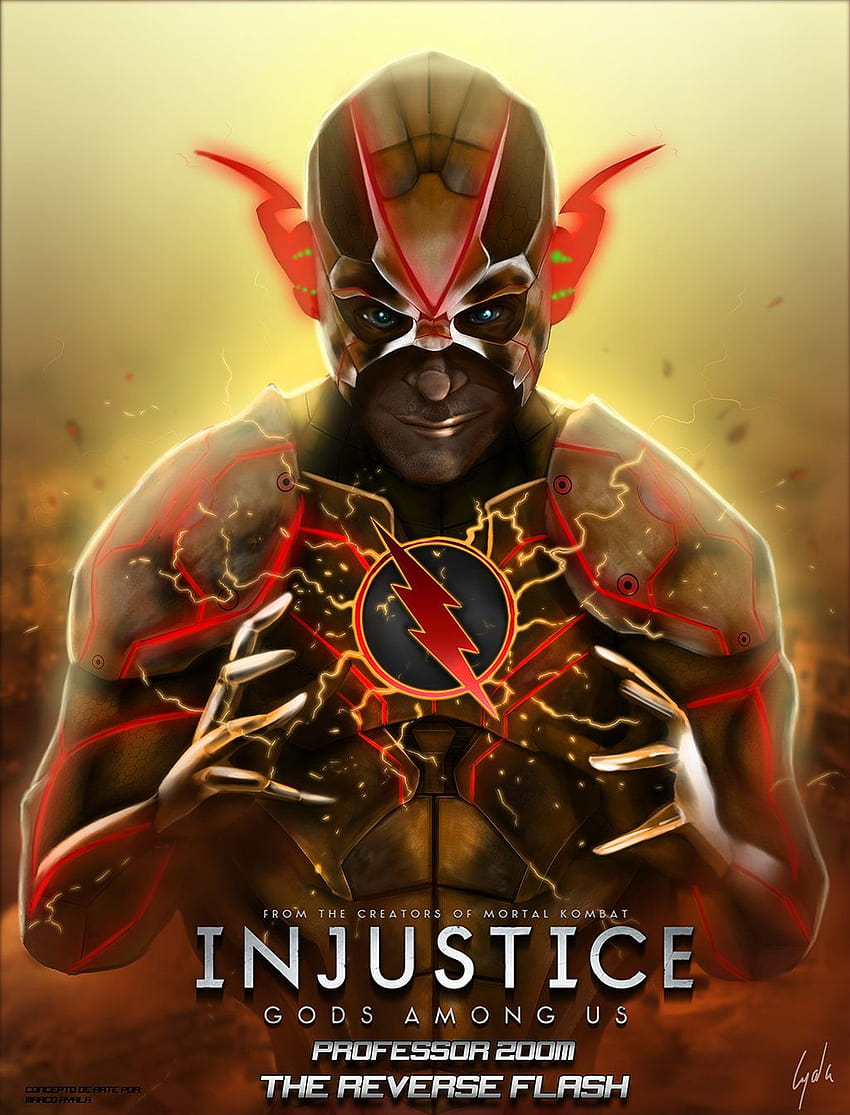 Professor Zoom Injustice Gods Among Us by fosmark13 on deviantART HD phone wallpaper