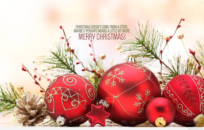 Family Merry Christmas motivations quote HD wallpaper