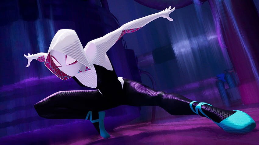 Gwen Stacy SpiderMan dans le film Spider Verse Fond d'écran HD