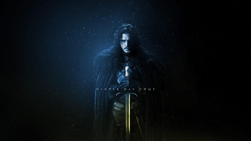 Winter has come, Jon Snow, Season 7, 2017, TV Series, game of thrones HD wallpaper